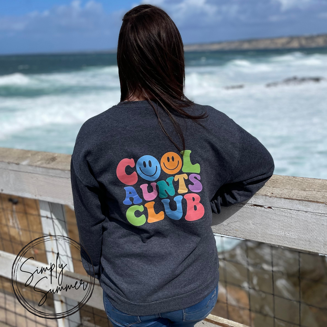 Cool Aunts Club Crew Neck Sweatshirt