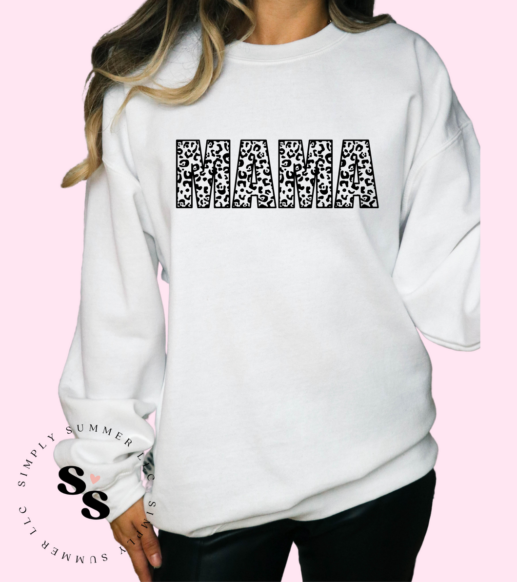 Mama Crew Neck Sweatshirt